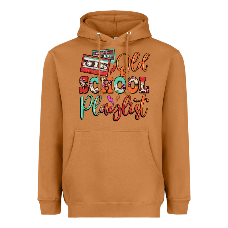 Old School Playlist Cassette Heavyweight Hoodie by FaDigitalArtStudio | Teevron