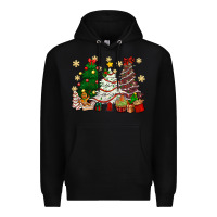 Black Cake Christmas trees Premium Hoodie - NancyCooperArtShop