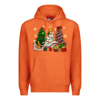 Carrot Cake Christmas trees Premium Hoodie - NancyCooperArtShop