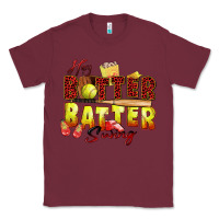 Burgundy hey batter batter swing softball Classic Tee - Zillion Design Studio