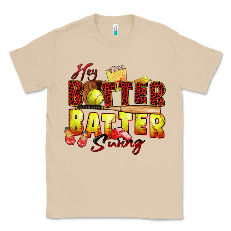 Hey Batter Batter Swing Softball Classic Tee by Zillion Design Studio | Teevron