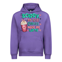 Tulip sorry my iced coffee made me latte Urban Hoodie - MaliasSmallBusiness