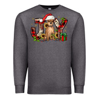 Charcoal Heather Christmas joy chihuahua Premium Sweatshirt - JahusDesignShop