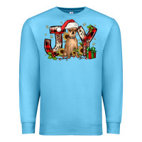 Ocean Blue Christmas joy chihuahua Premium Sweatshirt - JahusDesignShop