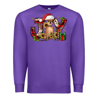 Purple Christmas joy chihuahua Premium Sweatshirt - JahusDesignShop
