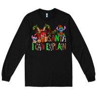 Black cup of chocolate and  with christmas stitch elf Long Sleeve Tee - AdoDesignShop