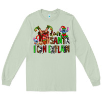 Matcha cup of chocolate and  with christmas stitch elf Long Sleeve Tee - AdoDesignShop