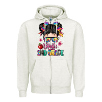 Hello Second Grade Kid Zipper Hoodie | Teevron