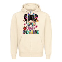 Sandshell hello second grade kid Zipper Hoodie - texasbilliewilder