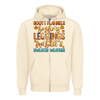 Sandshell boots flannels bonfires leggins football Zipper Hoodie - Zillion Design Studio