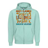 Boots Flannels Bonfires Leggins Football Zipper Hoodie | Teevron