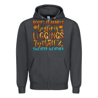 Smoke boots flannels bonfires leggins football Zipper Hoodie - Zillion Design Studio
