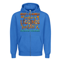 True Royal boots flannels bonfires leggins football Zipper Hoodie - Zillion Design Studio