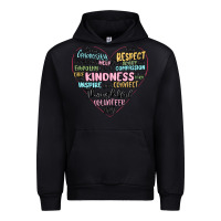 Black kindness heart Urban Hoodie - MaliasSmallBusiness