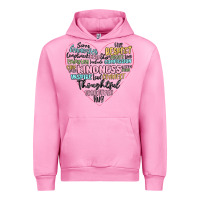 Fuchsia Pink kindness heart Urban Hoodie - MaliasSmallBusiness