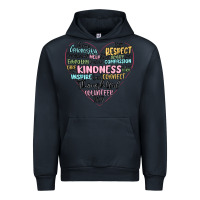 Navy kindness heart Urban Hoodie - MaliasSmallBusiness