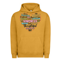 Pigment Peanut Butter kindness heart Urban Hoodie - MaliasSmallBusiness