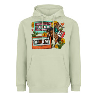 Matcha rodeo sunflower cactus cassette Heavyweight Hoodie - FaDigitalArtStudio