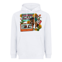 White rodeo sunflower cactus cassette Heavyweight Hoodie - FaDigitalArtStudio