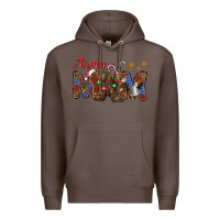 Coffee Christmas Army Mom Premium Hoodie - NancyCooperArtShop