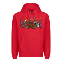 Red Christmas Army Mom Premium Hoodie - NancyCooperArtShop