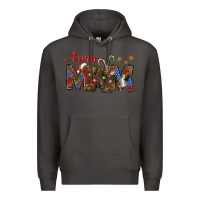 Smoke Christmas Army Mom Premium Hoodie - NancyCooperArtShop