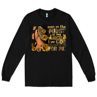 Black Even in the midst of my storm afro woman Long Sleeve Tee - RanaPortraitStore