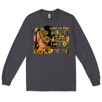 Smoke Even in the midst of my storm afro woman Long Sleeve Tee - RanaPortraitStore