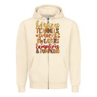 Sandshell bonfires flannels s'mores campfires and pumpkins Zipper Hoodie - Zillion Design Studio