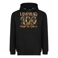 Black i survived 100 wild days of school Heavyweight Hoodie - RacoonDesign