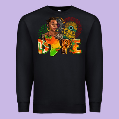 Dope Juneteenth Premium Sweatshirt Designed By Adodesignshop