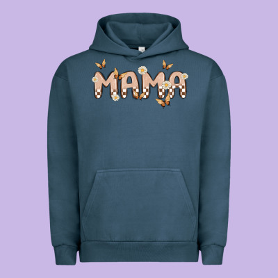 Retro Mama Urban Hoodie Designed By Maliassmallbusiness