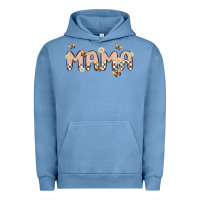 Pigment Pebble Blue retro mama Urban Hoodie - MaliasSmallBusiness