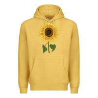 Antique Gold giganteus sunflower Premium Hoodie - LillyAllenDesigns