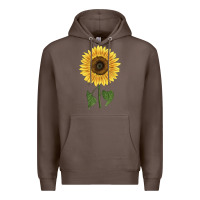 Coffee giganteus sunflower Premium Hoodie - LillyAllenDesigns