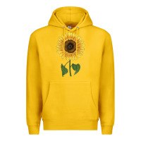 Lemon giganteus sunflower Premium Hoodie - LillyAllenDesigns