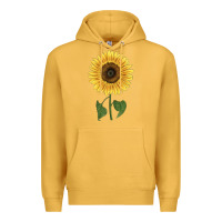 Mustard giganteus sunflower Premium Hoodie - LillyAllenDesigns