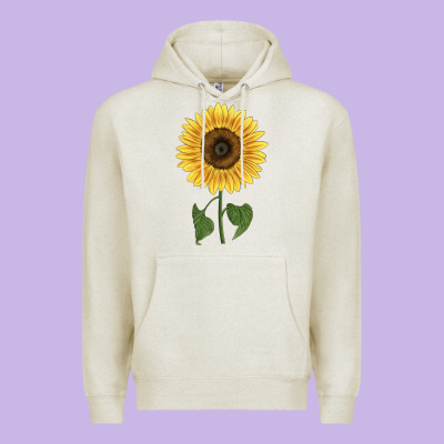 Giganteus Sunflower Premium Hoodie Designed By Lillyallendesigns