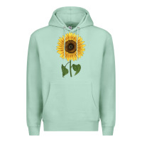 Seafoam giganteus sunflower Premium Hoodie - LillyAllenDesigns
