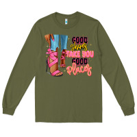 Army Green Good shoes take you to good places black fashion g Long Sleeve Tee - RanaPortraitStore