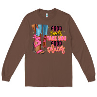 Chestnut Good shoes take you to good places black fashion g Long Sleeve Tee - RanaPortraitStore