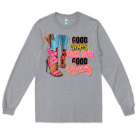 Heather Grey Good shoes take you to good places black fashion g Long Sleeve Tee - RanaPortraitStore