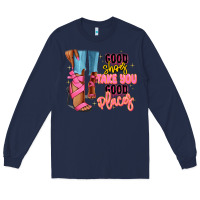 Navy Good shoes take you to good places black fashion g Long Sleeve Tee - RanaPortraitStore