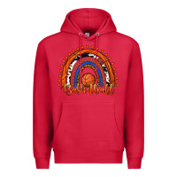 Cardinal Basketball Rainbow Premium Hoodie - RanaPortraitStore