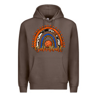 Coffee Basketball Rainbow Premium Hoodie - RanaPortraitStore