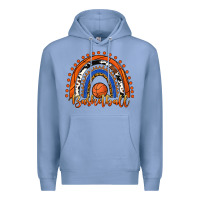 Colony Blue Basketball Rainbow Premium Hoodie - RanaPortraitStore