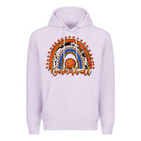 Lilac Basketball Rainbow Premium Hoodie - RanaPortraitStore