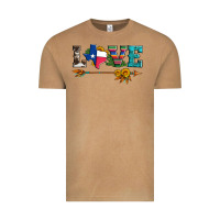 Vintage Camel love texas serape cowhide cactus and sunflowers Vintage Tee - Artiststas