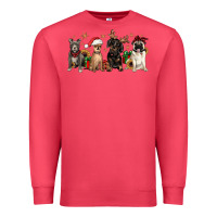 Cardinal christmas chihuahua pitbull pug dachshund Premium Sweatshirt - JahusDesignShop