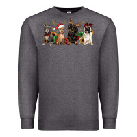 Charcoal Heather christmas chihuahua pitbull pug dachshund Premium Sweatshirt - JahusDesignShop